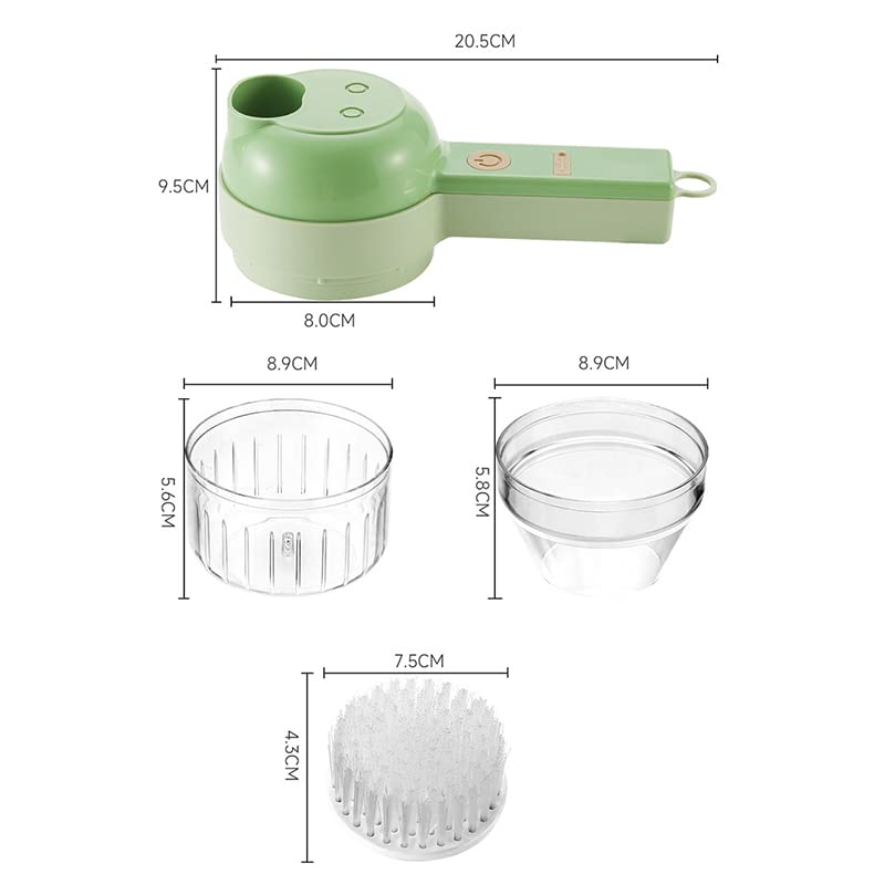 4 in 1 Handheld Electric Vegetable Chopper Set F129