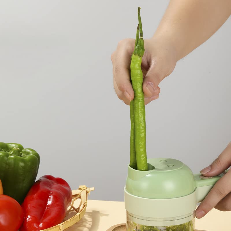4 in 1 Handheld Electric Vegetable Chopper Set F129