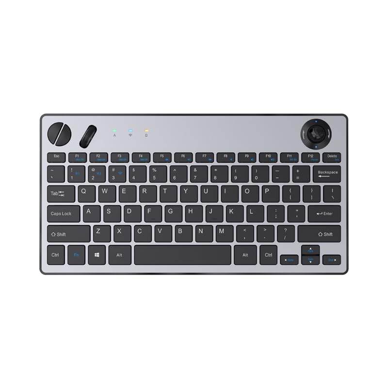 78 Keys Dual Mode Wireless Trackball Keyboard E6941