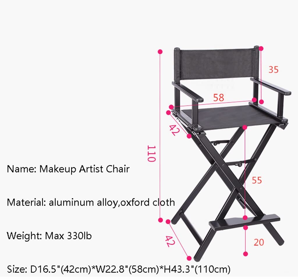 Portable Aluminum Folding Director's Chair U14118