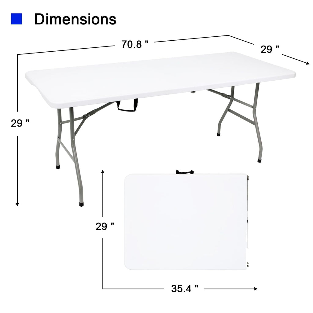 White Folding Table V515193