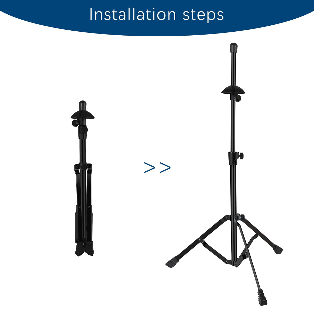 Trombone Stand Retractable Height Adjustment F2349
