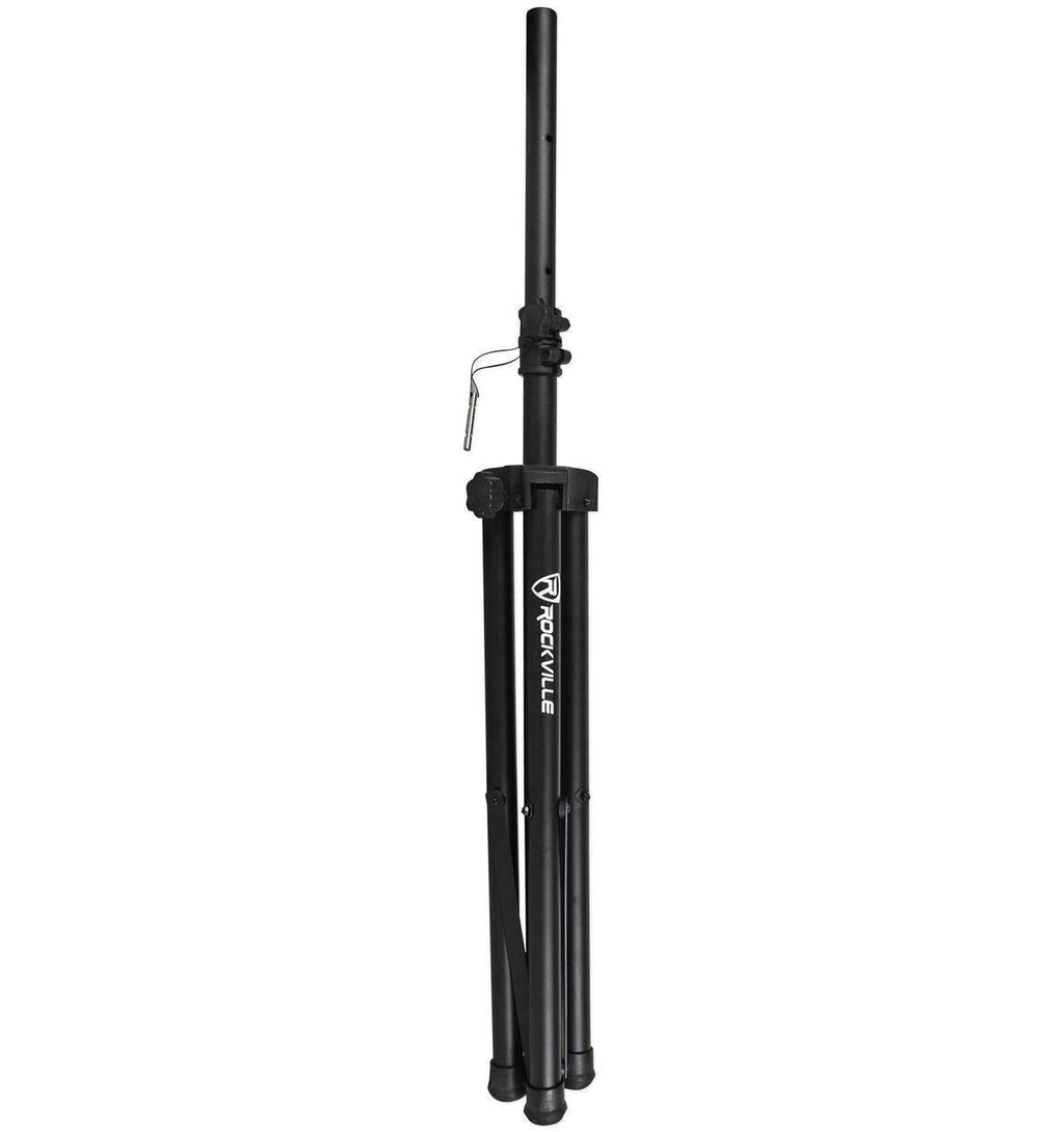 Black Tripod Speaker Stands Pair with Carrying Case C77821