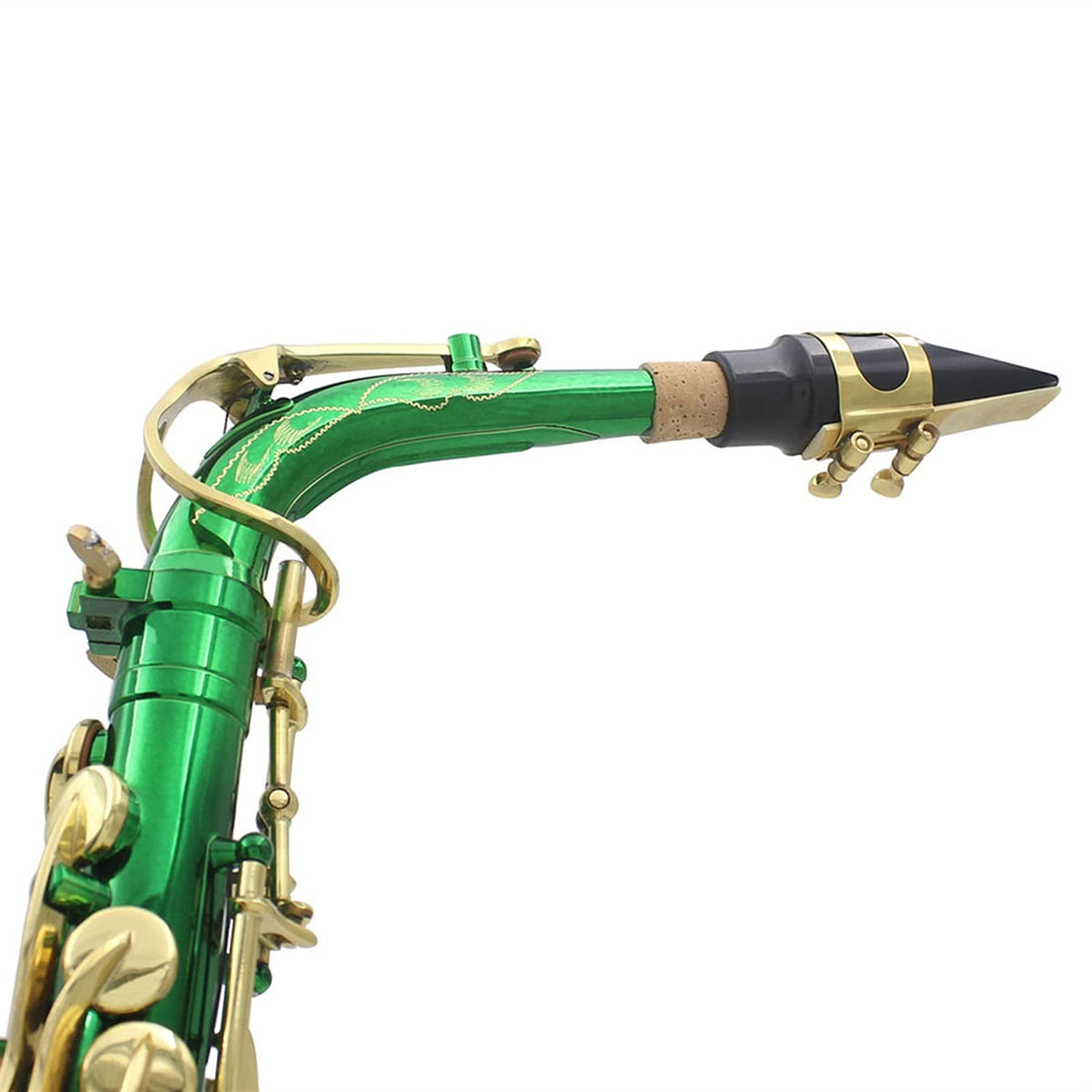 Green Brass Alto Saxophone C970033