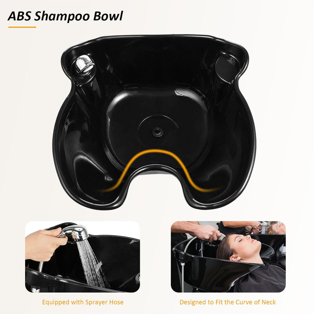 Portable Shampoo Bowl with Electric Pump W933951