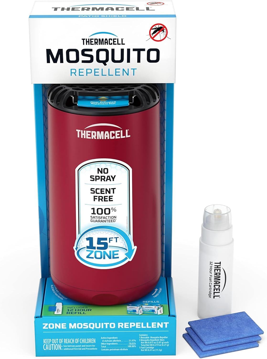 Mosquito Repeller Patio Shield 12-Hour Refill 15 Foot Zone S80416
