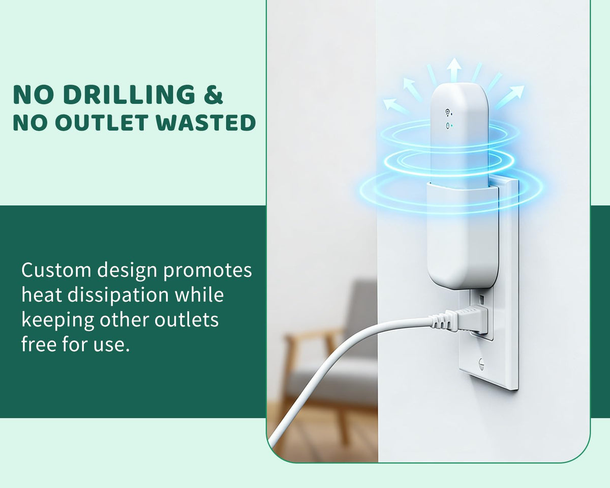 Wall Mount Bracket with Built-in Plug R702
