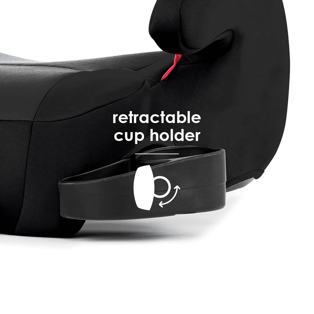 Black Backless Belt-Positioning Booster Seat O969974