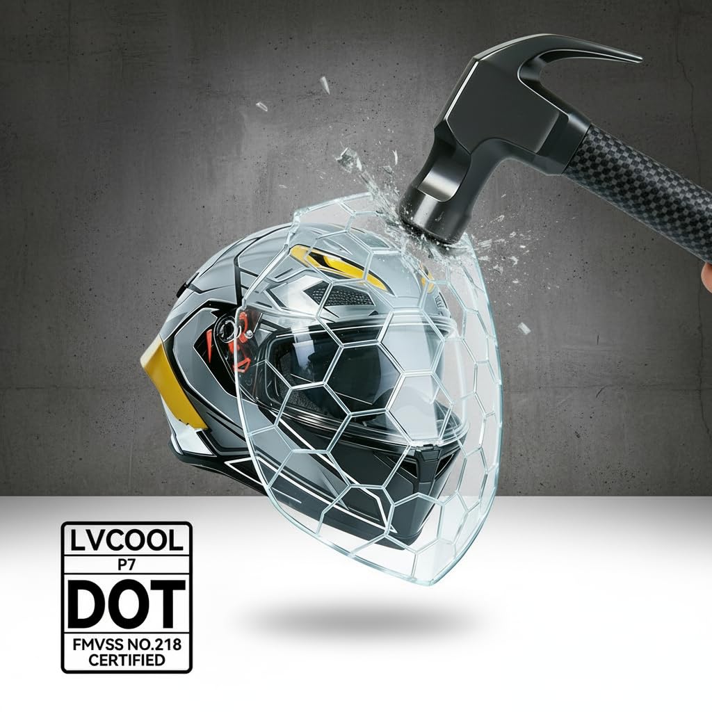 Full Face Motorcycle Helmet with Bluetooth T100646