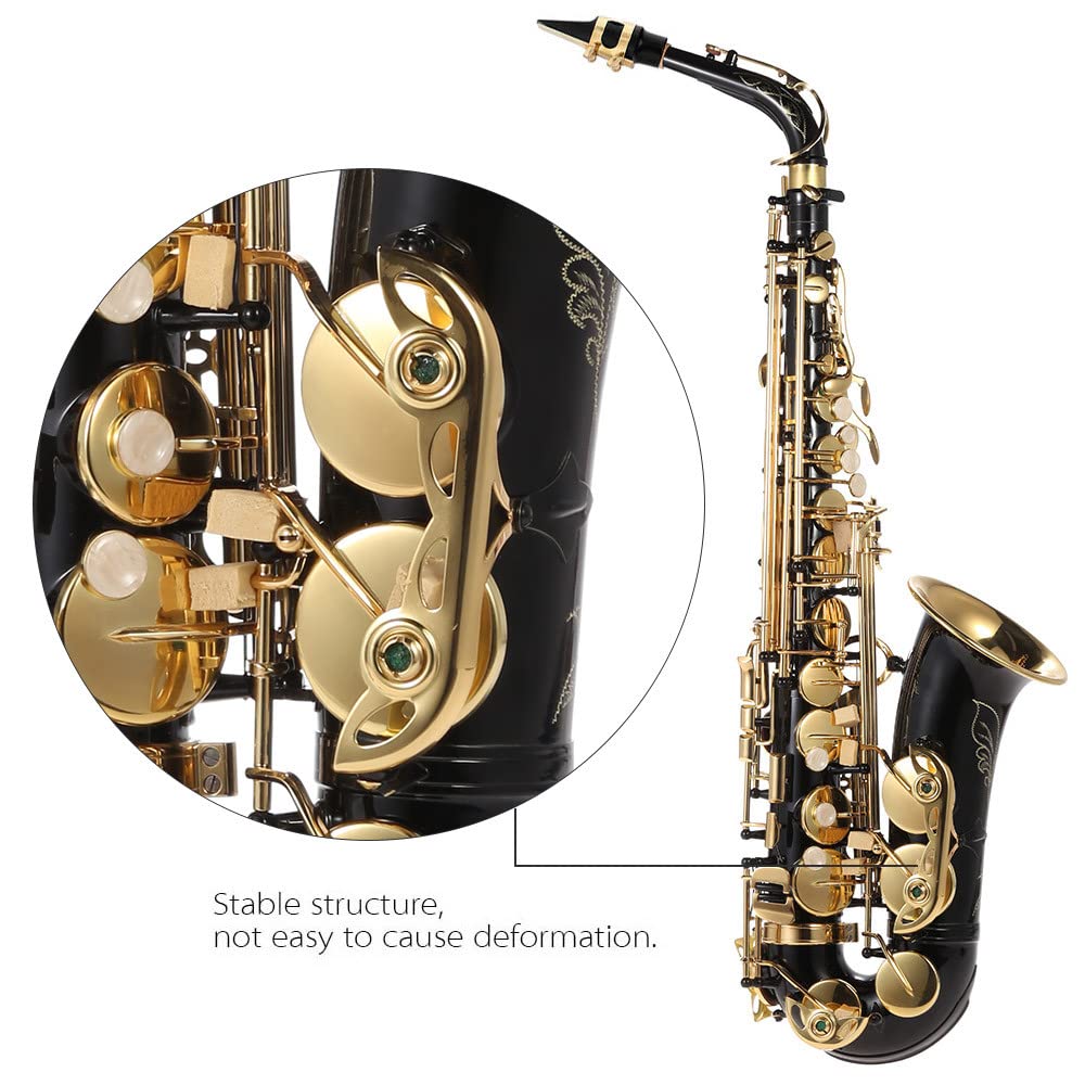 Eb Alto Saxophone Brass Gold Lacquer with Case F809