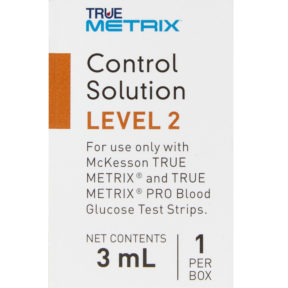 Blood Glucose Testing Control Solution, 3 mL, 24 ct J812776