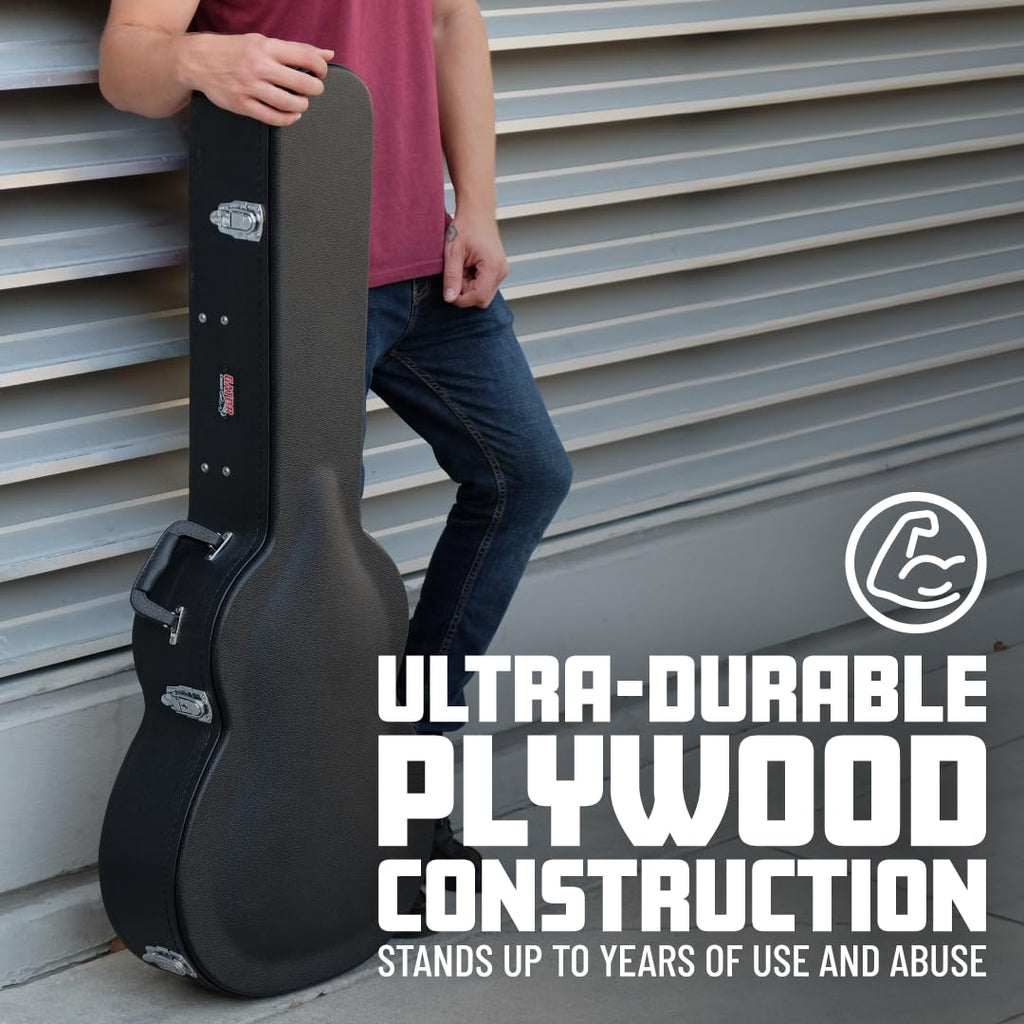 Hard-Shell Wood Case for Jaguar Style Guitars Z633