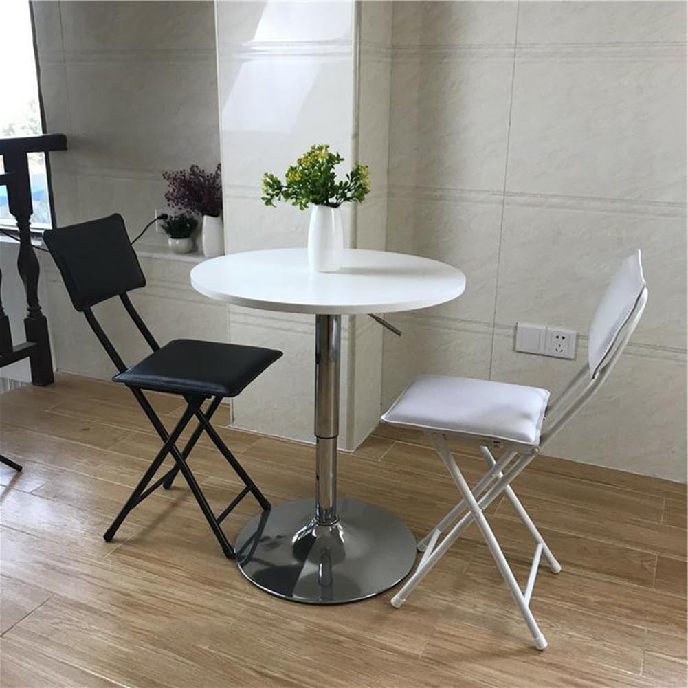 Square Foldable Counter Height Stool with Backrest S7872