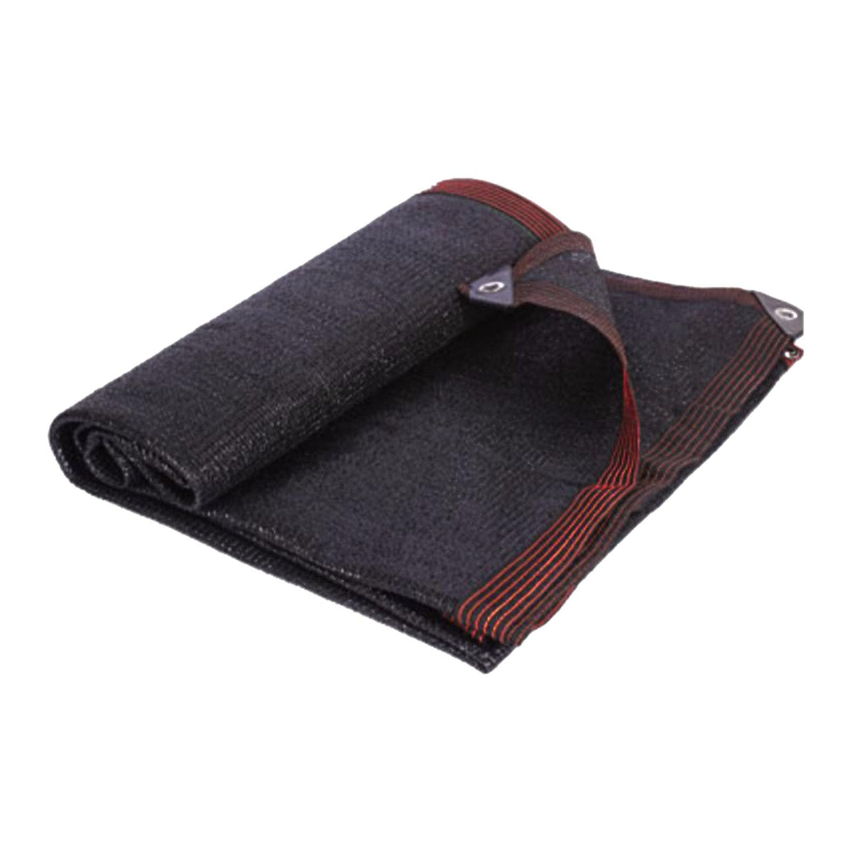 90% UV Resistant Black Shade Cloth with Grommets 5x9m L14087