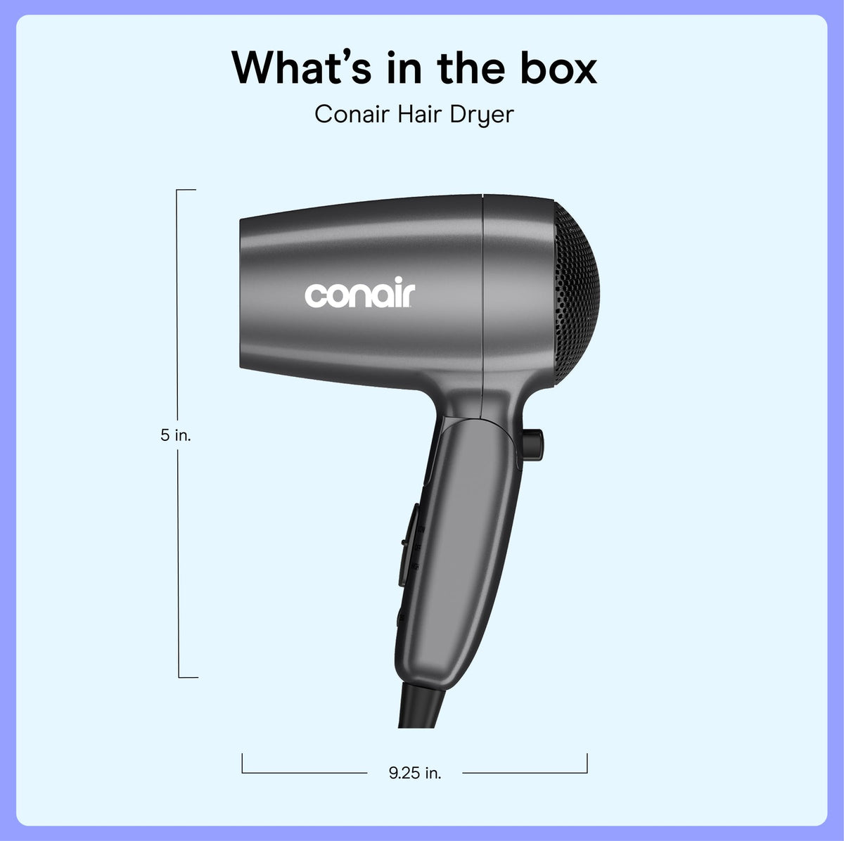 1875 Watt Travel Hair Dryer G729