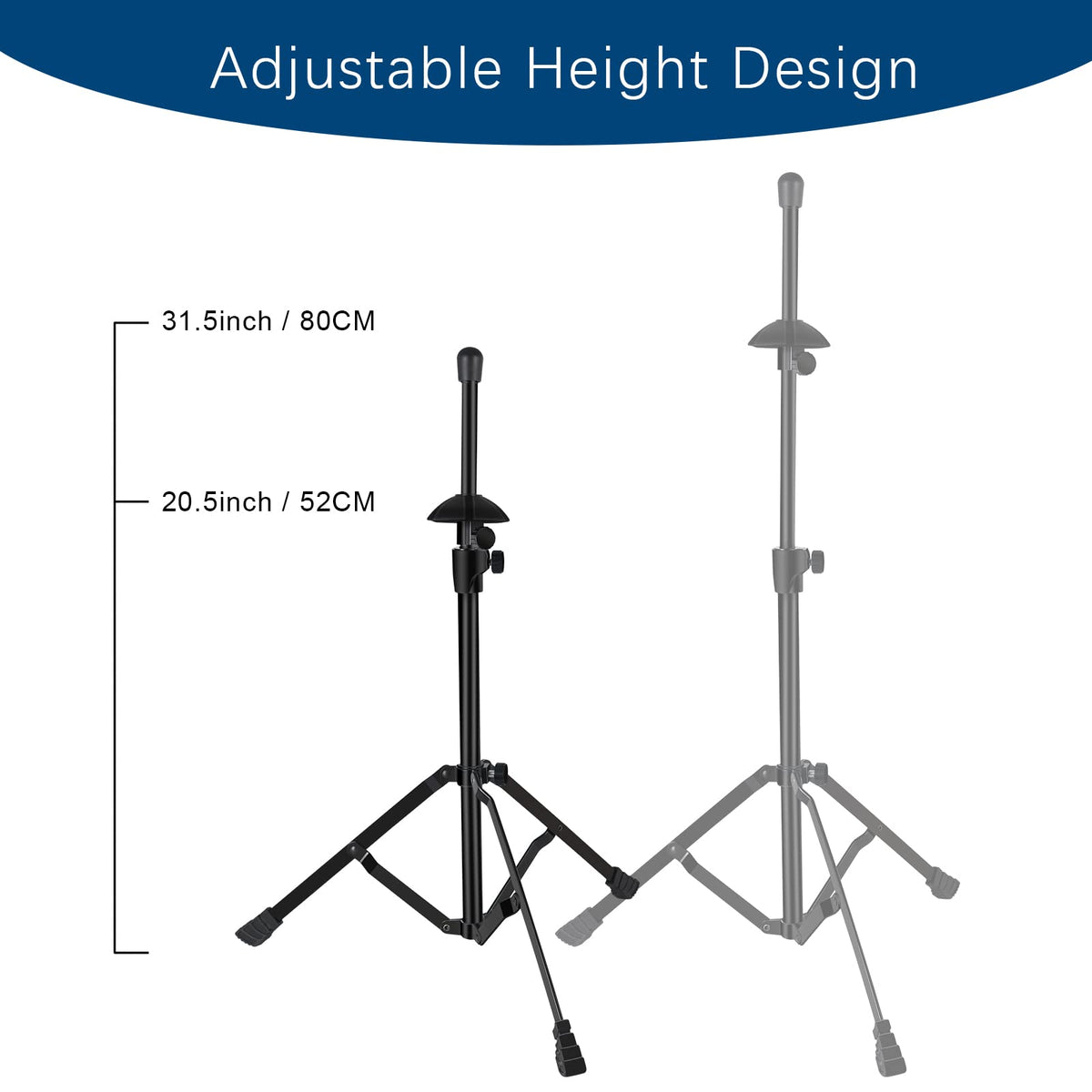 Trombone Stand Retractable Height Adjustment F2349