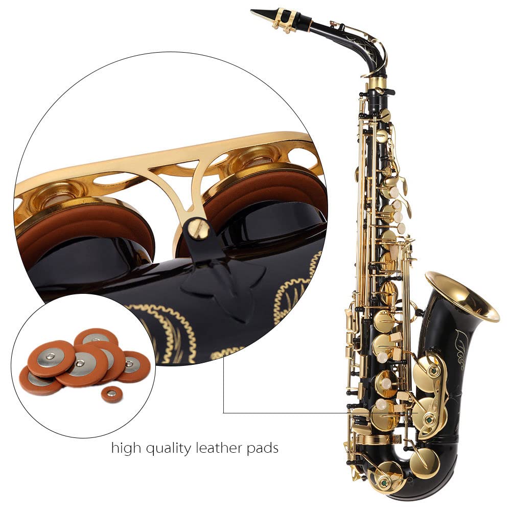 Eb Alto Saxophone Brass Gold Lacquer with Case F809