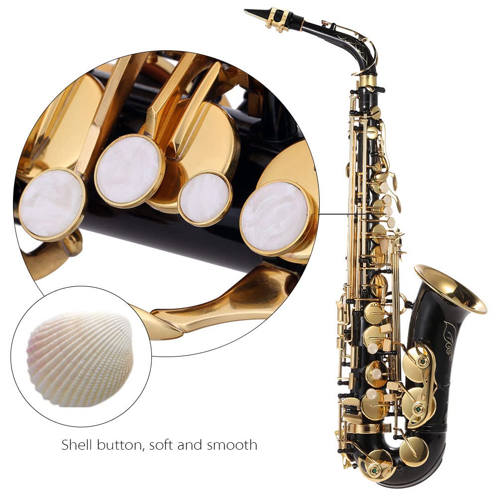 Eb Alto Saxophone Brass Gold Lacquer with Case F809