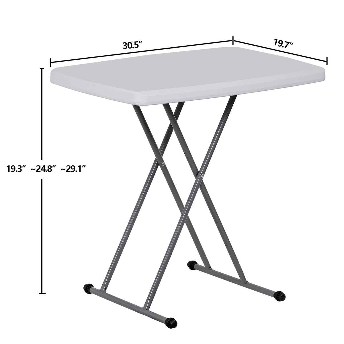3 ft Adjustable Folding Plastic Table R607