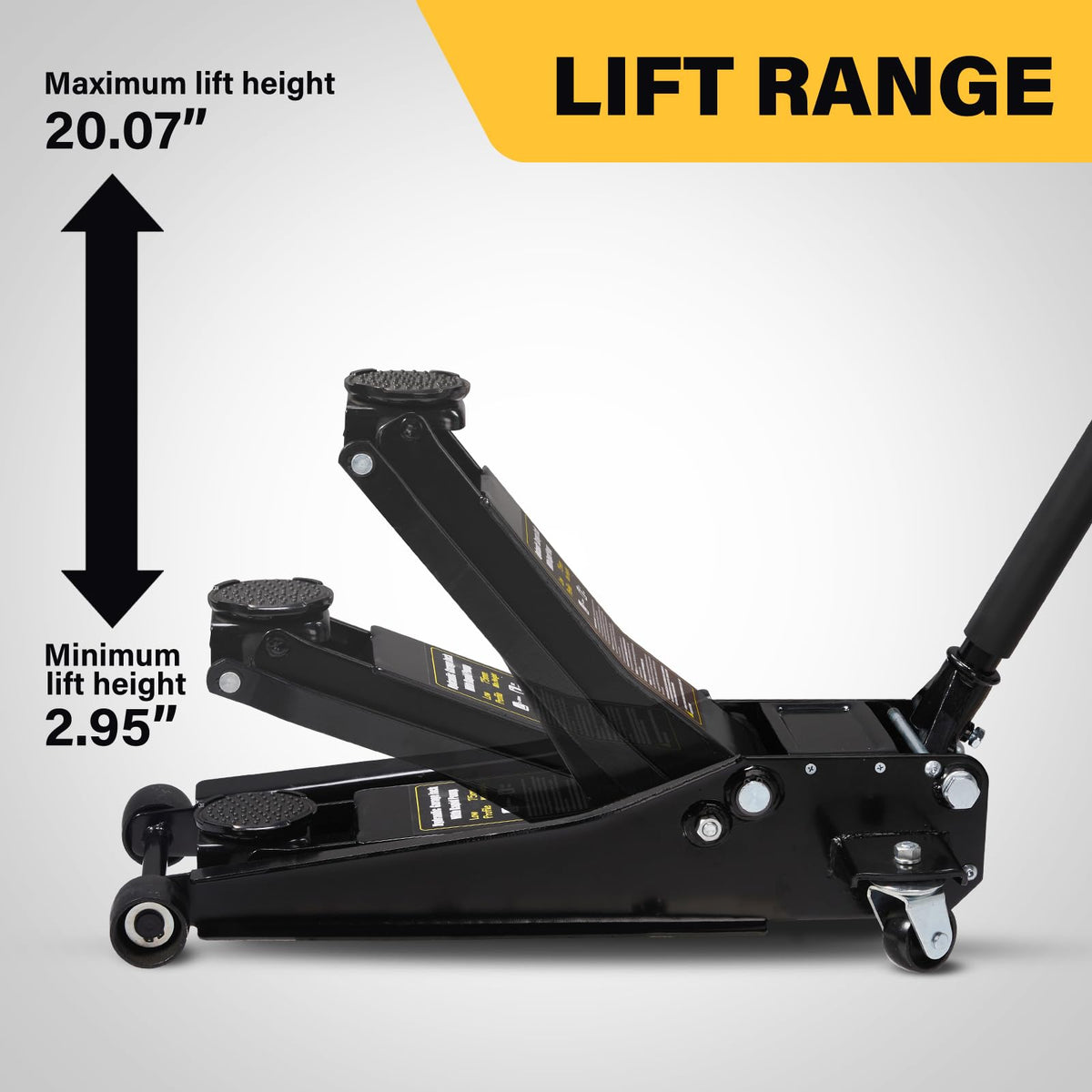 3 Ton Low Profile Steel Hydraulic Floor Jack F529