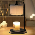 Dimmable Candle Warmer Lamp with Timer and Bulbs Black F395595