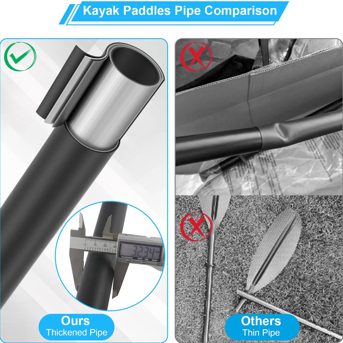 Telescopic Kayak Paddle I351