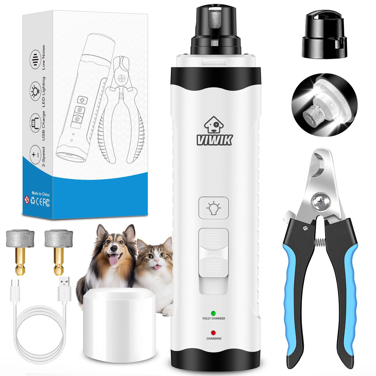Dog Nail Trimmers with Light C960