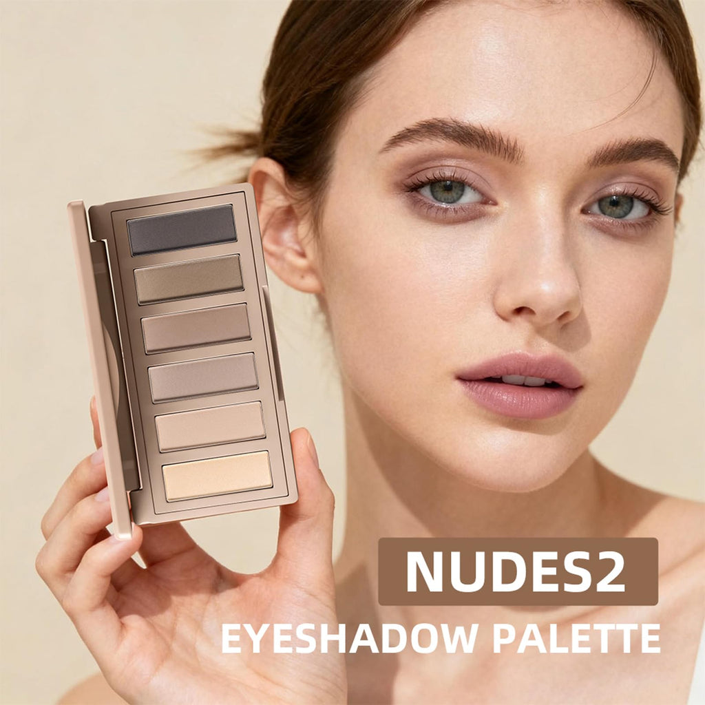 6 Color Matte Neutral Eyeshadow Palette N566