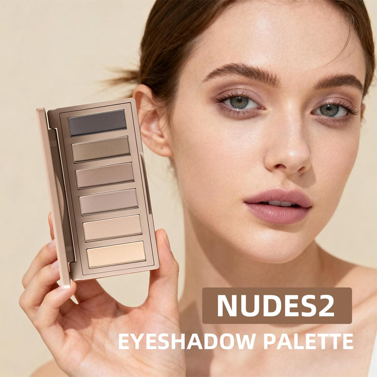 6 Color Matte Neutral Eyeshadow Palette N566