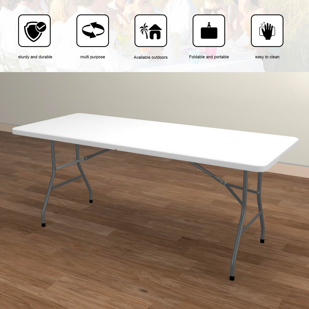 White Folding Table V515193