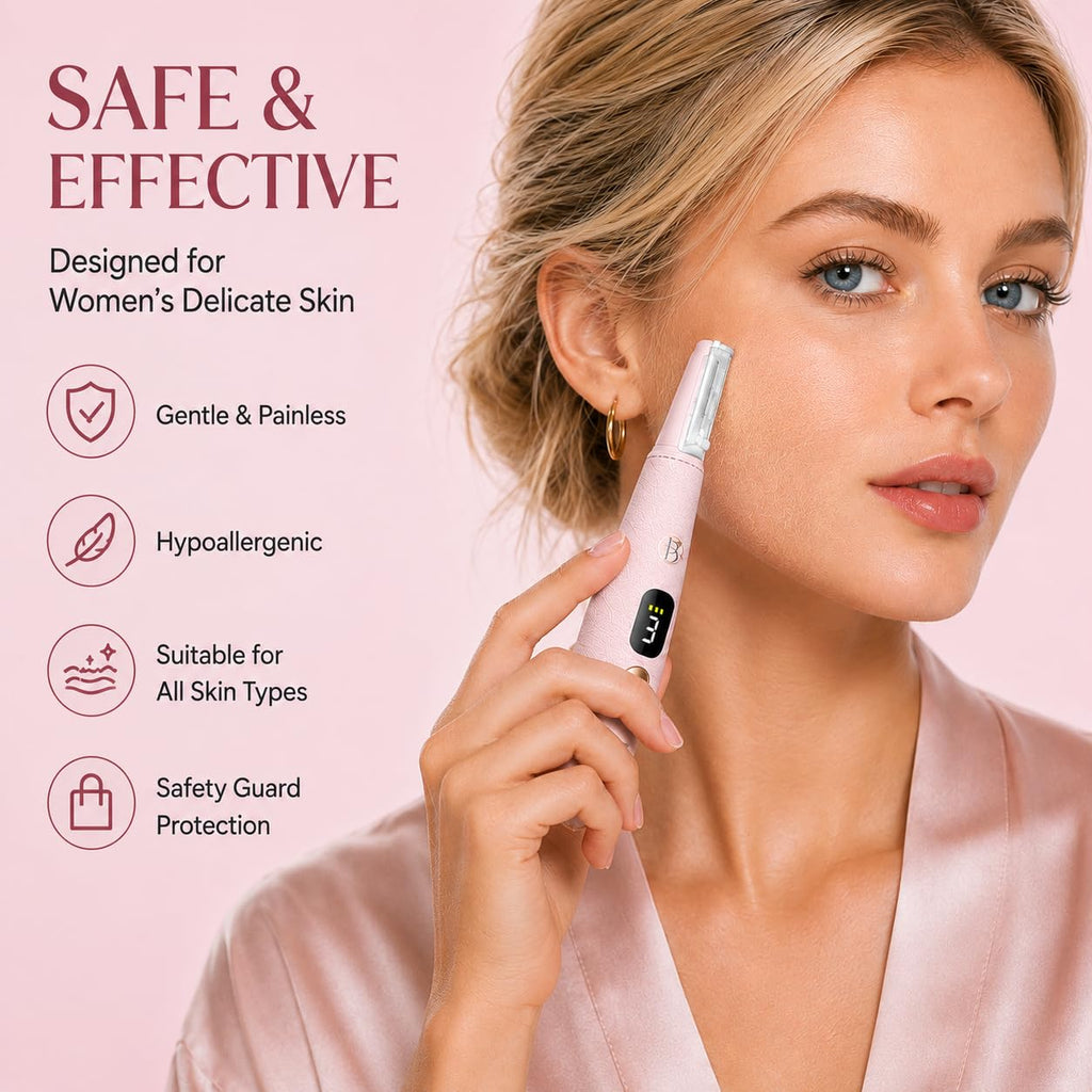Rechargeable Sonic Dermaplane Razor with 10 Refills K766157