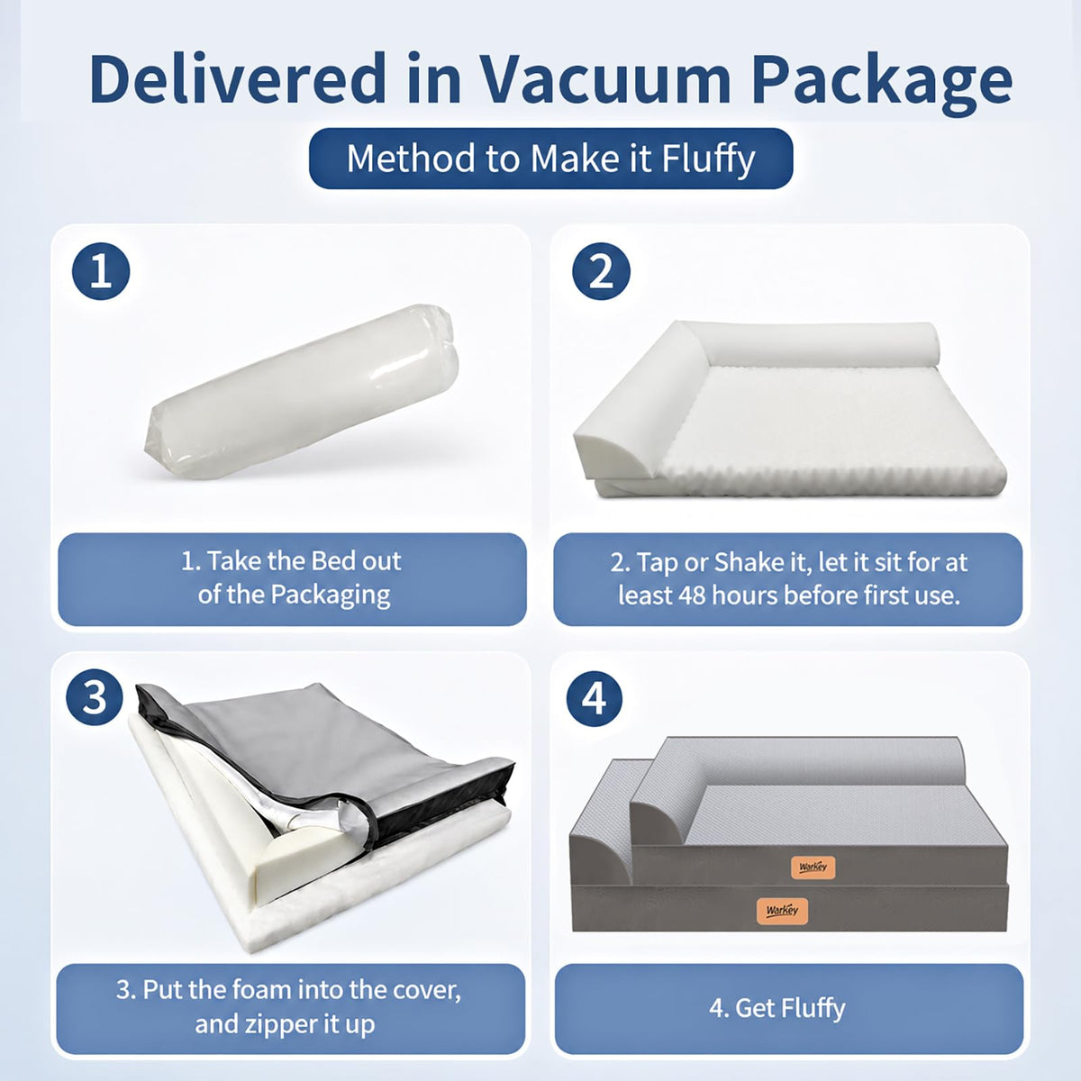 Cooling Orthopedic Memory Foam Dog Bed with Washable Cover B37220