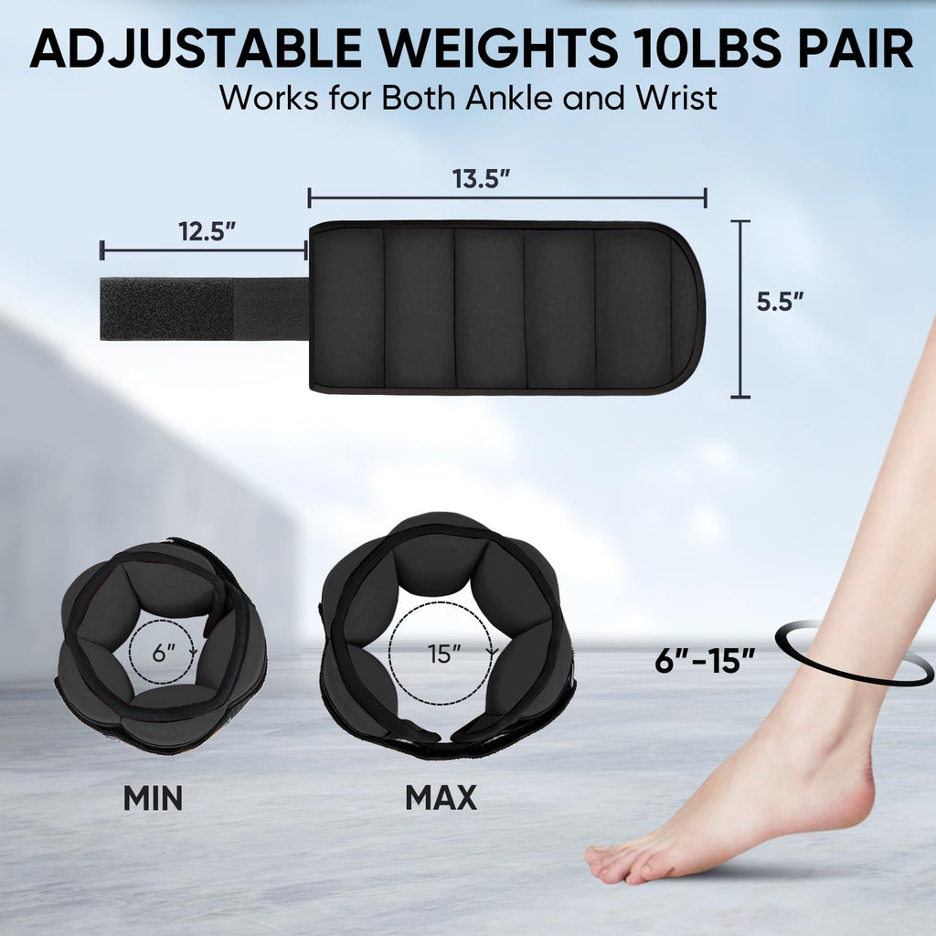 Adjustable Ankle Weights A9733