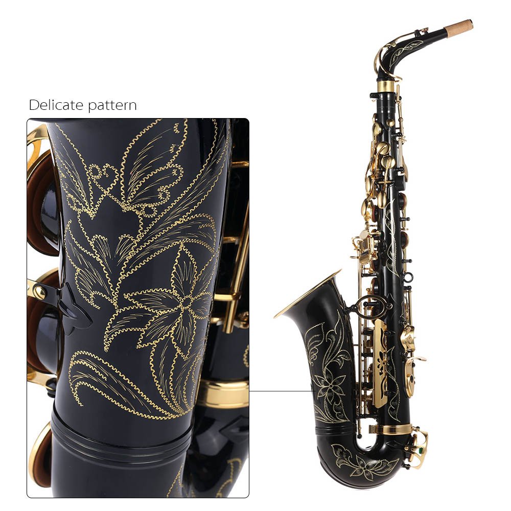 Eb Alto Saxophone Brass Gold Lacquer with Case F809