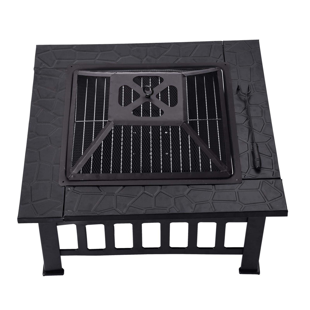 32 inch Wood Burning Outdoor Fire Pit D205516