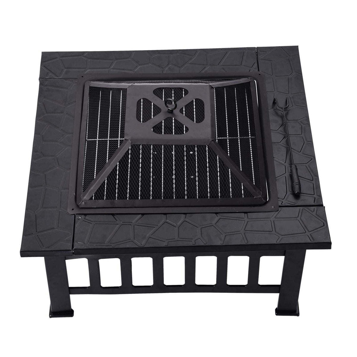 32 inch Wood Burning Outdoor Fire Pit D205516