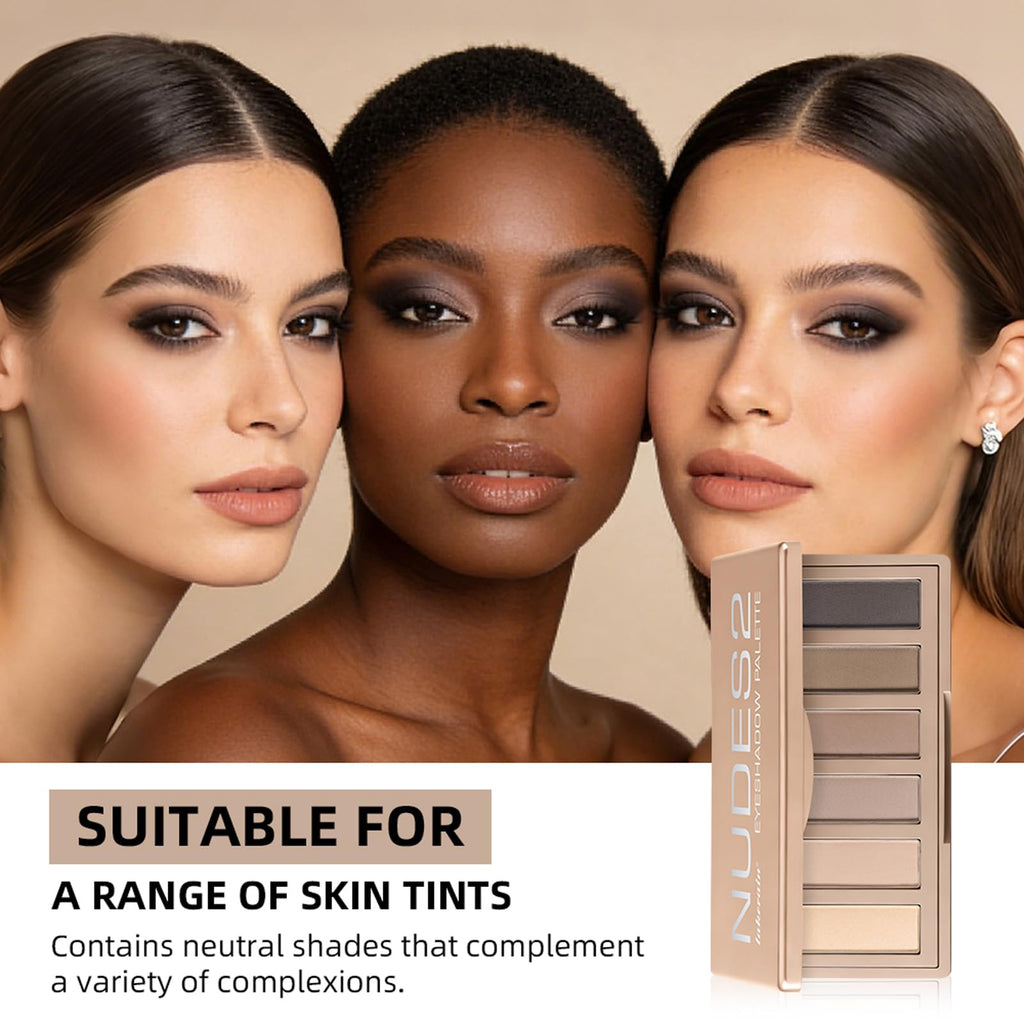 6 Color Matte Neutral Eyeshadow Palette N566