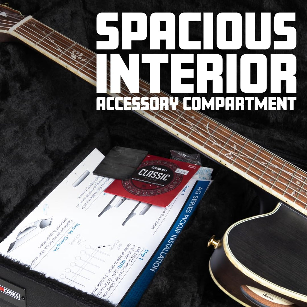 Hard-Shell Wood Case for Jaguar Style Guitars Z633