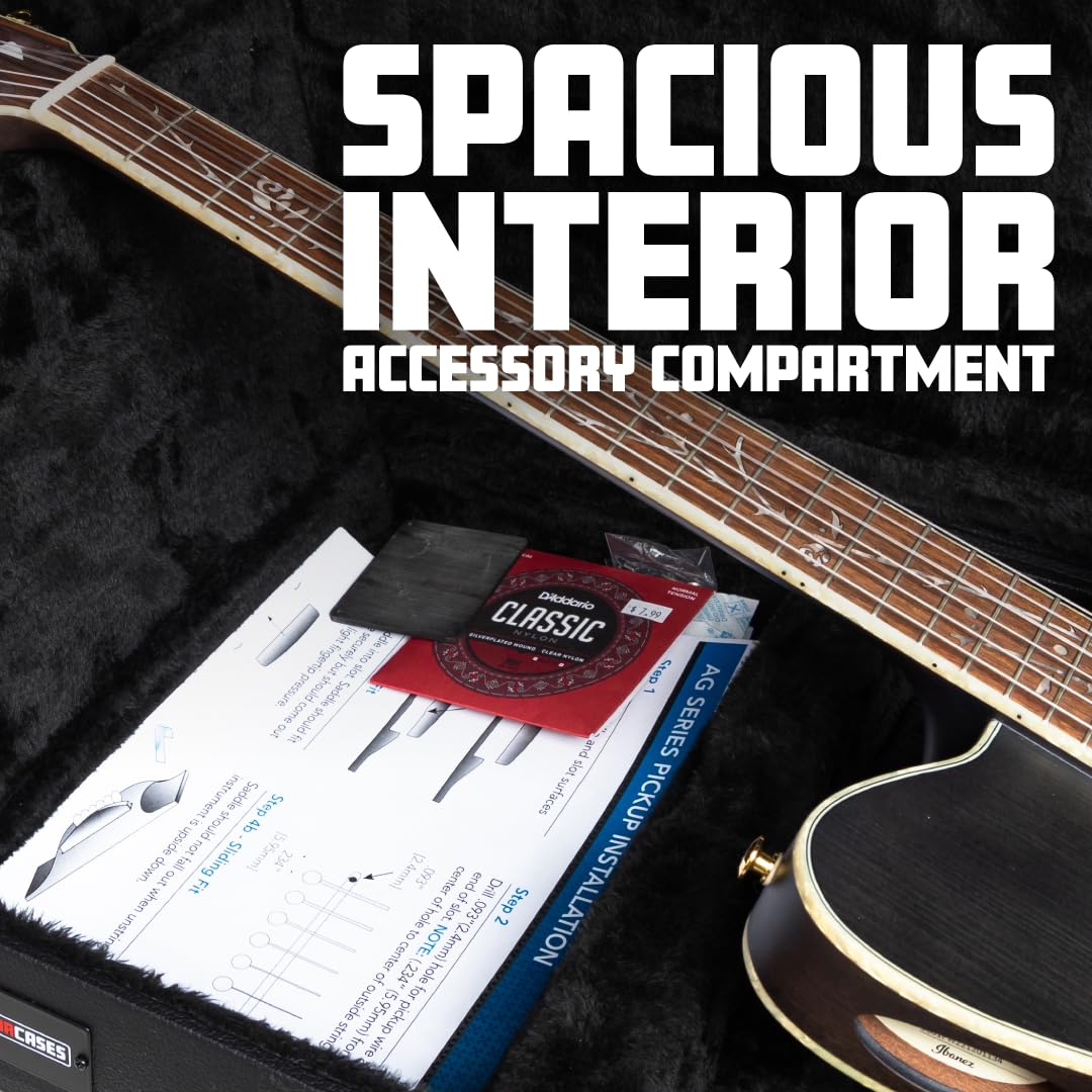 Hard-Shell Wood Case for Jaguar Style Guitars Z633