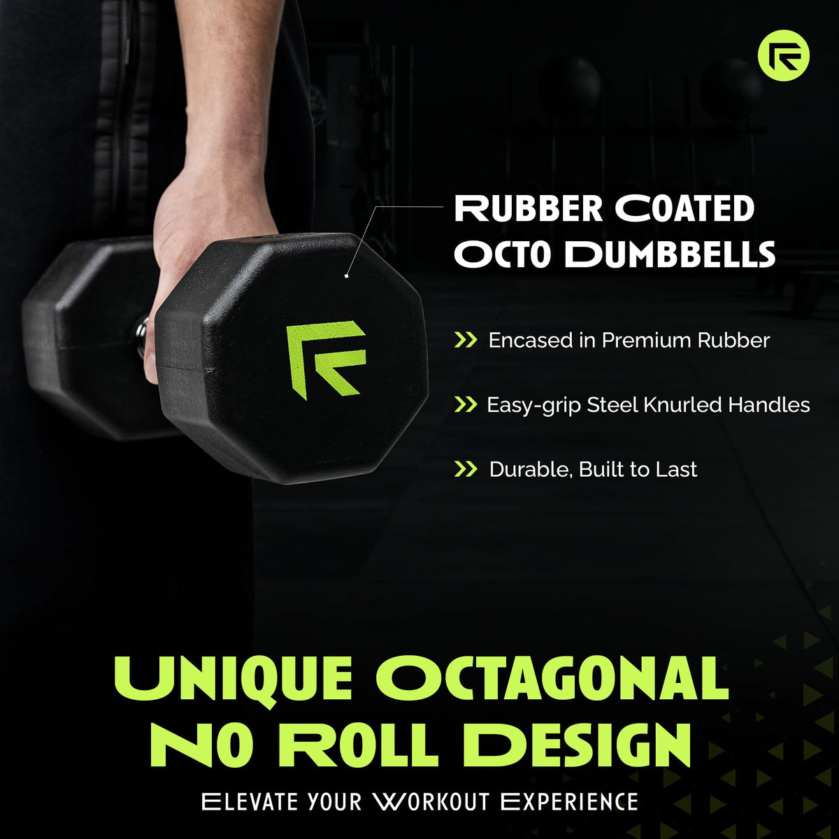Rubber Coated Dumbbell C98950