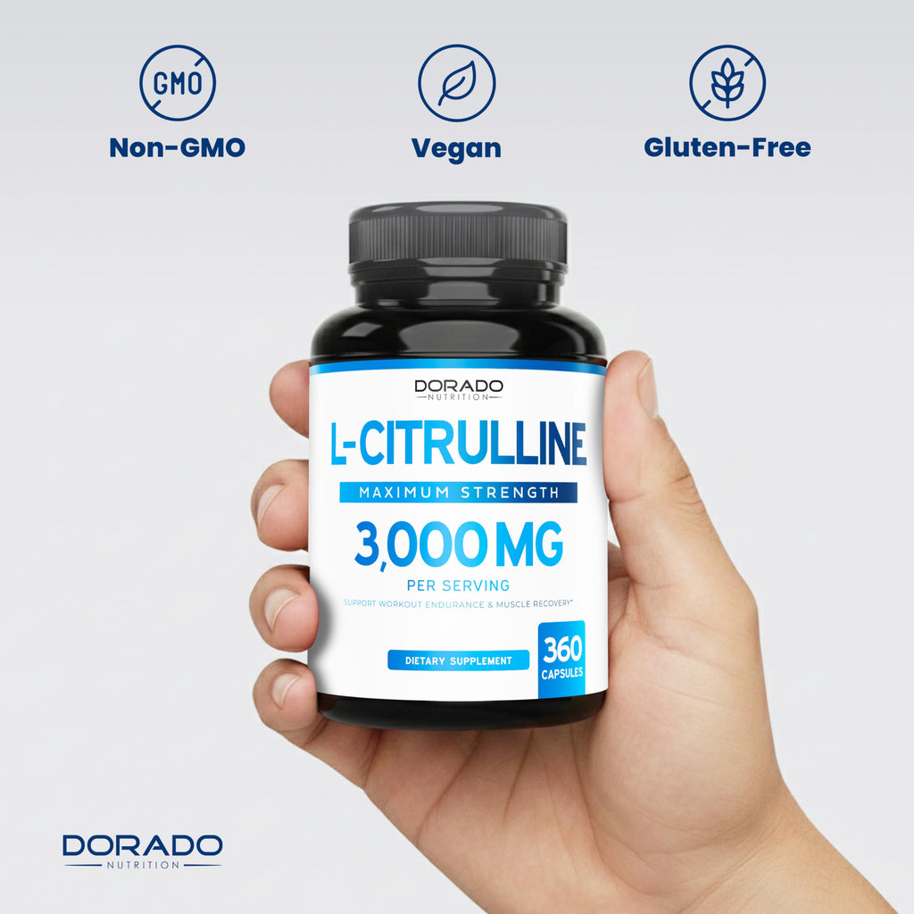 L Citrulline 3000mg 360 Capsules Vegan Non-GMO J5874