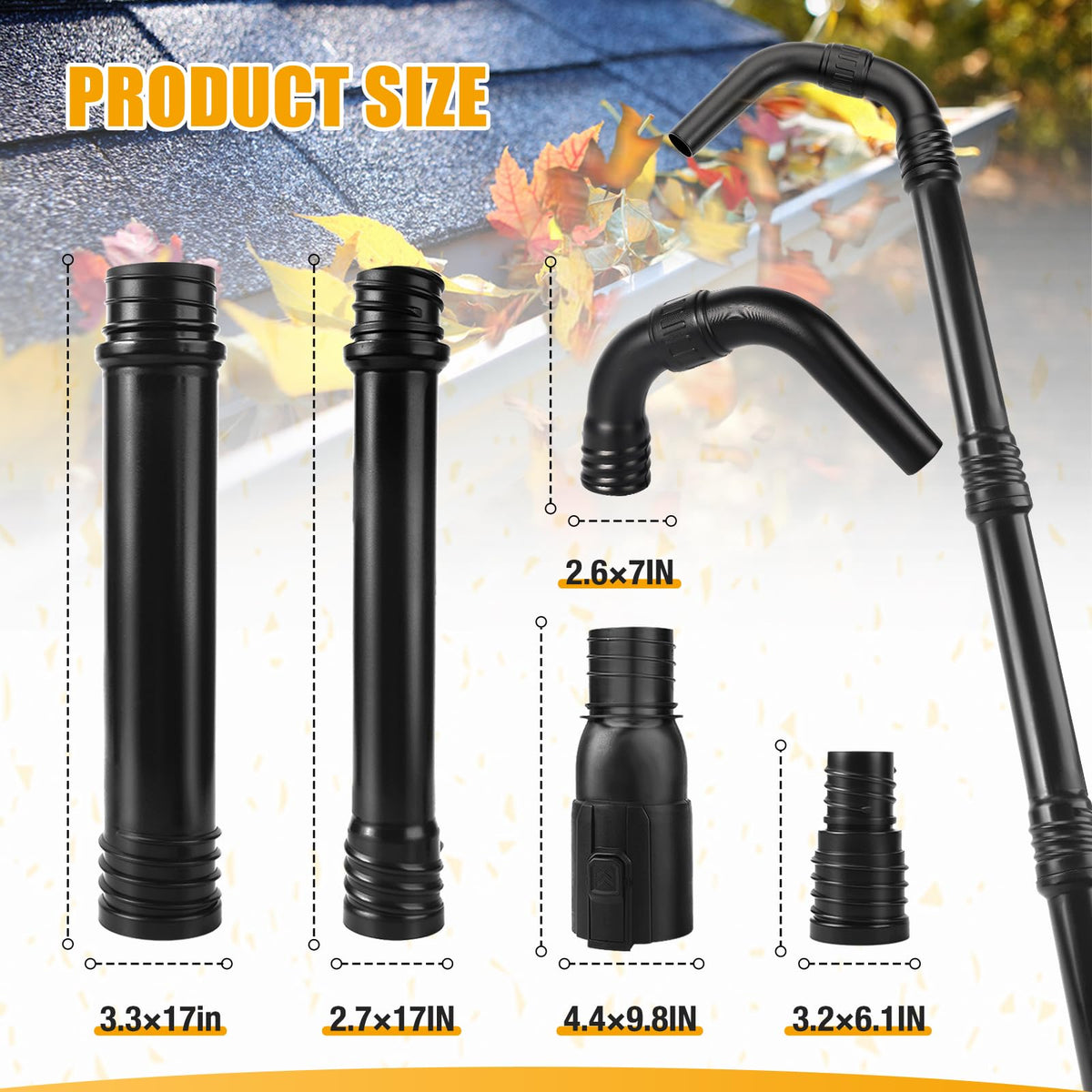 Gutter Cleaning Kit 9.25 ft with Reflector U52487