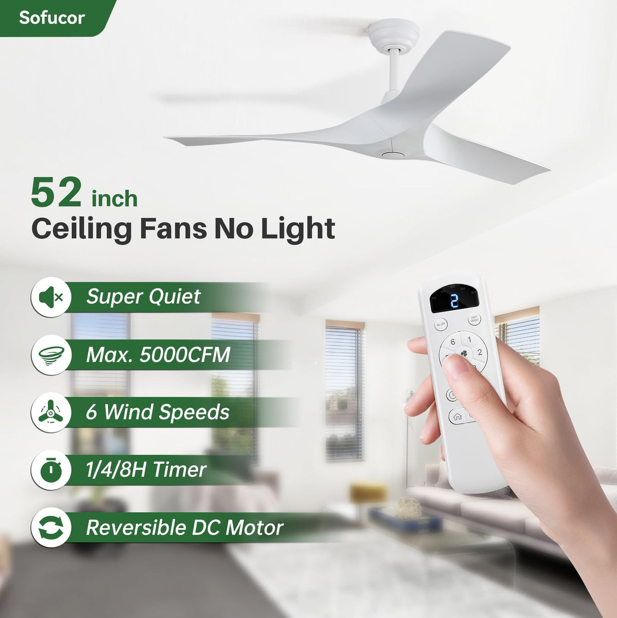 52 Inch Ceiling Fan P29646