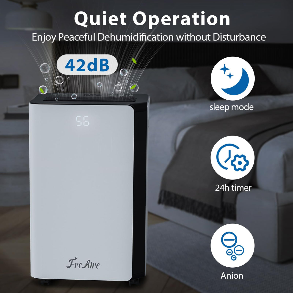 4,500 Sq. Ft. 50 Pint Dehumidifier with Auto or Manual Drainage M680