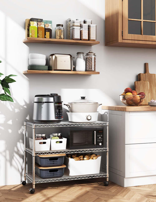 3 Tier Chrome Shelving Unit P160