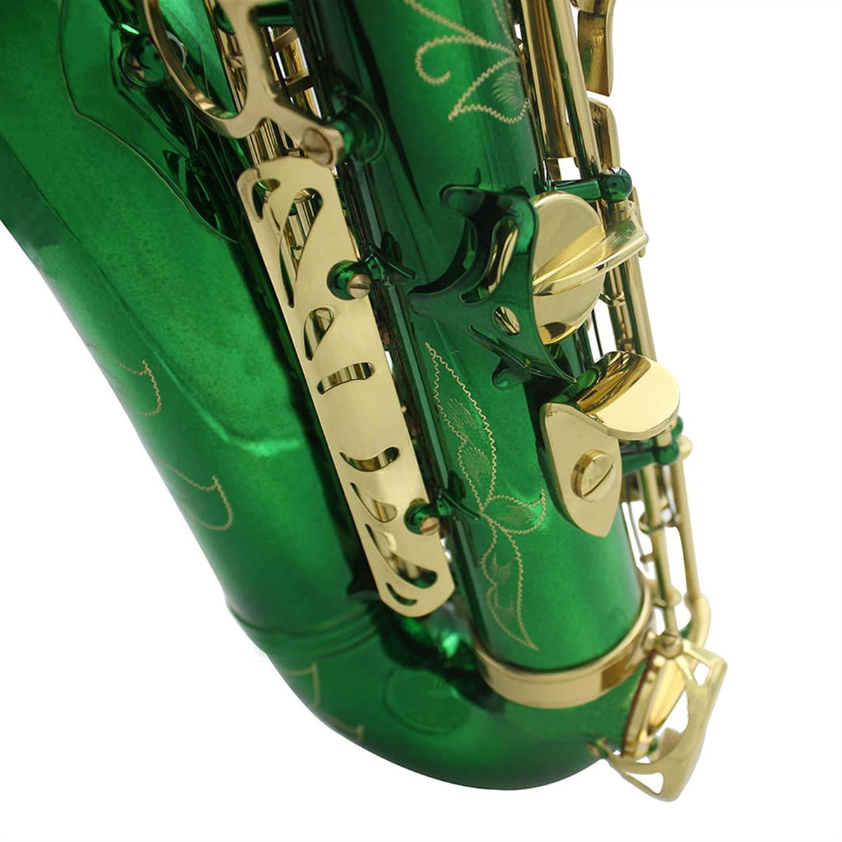 Green Brass Alto Saxophone C970033