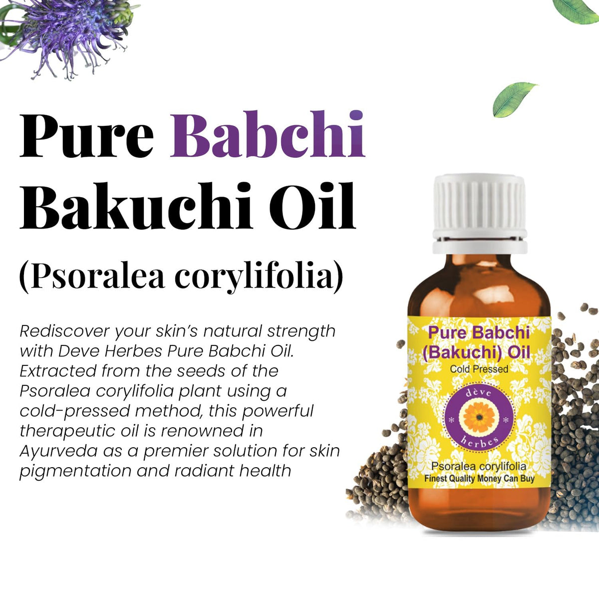 Babchi Oil with Glass Dropper 30ml G54889