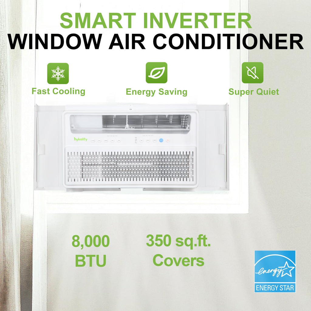 WiFi Enabled 10,000 BTU Smart Inverter Window Air Conditioner E53583