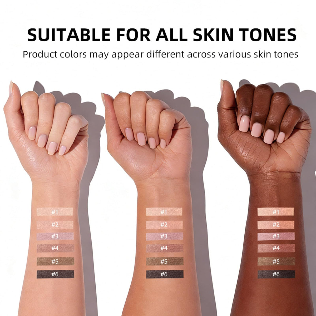 6 Color Matte Neutral Eyeshadow Palette N566