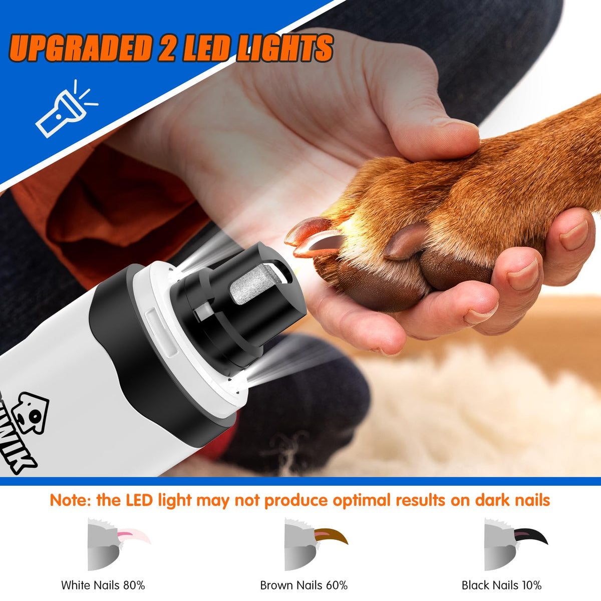 Dog Nail Trimmers with Light C960